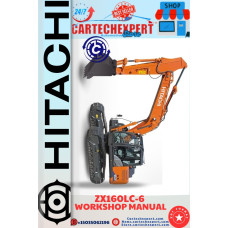 HITACHI EXCAVATOR ZX160LC-6 WORKSHOP MANUAL