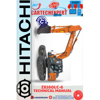 HITACHI EXCAVATOR ZX160LC-6 TECHNICAL MANUAL 
