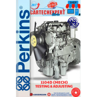 PERKINS ENGINE  1104D (Mech)  Testing & Adjusting PERKINS ENGINE  1104D (Mech)  Testing & Adjusting
