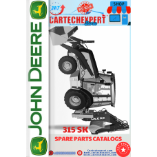 JOHN DEEERE 315SK Backhoe Loader SPARE PARTS MANUAL 