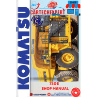 KOMATSU DUMP TRUCK 730E SHOP MANUAL 