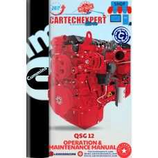 ENGINE CUMMINS QSG12, X12 Operation & Maintenance Manual