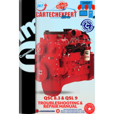 ENGINE CUMMINS QSC8.3 & QSL9 (Tier3) Troubleshooting & Repair Manual