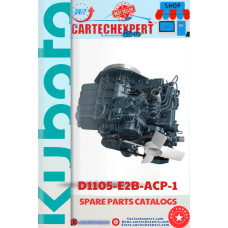 KUBOTA ENGINE D1105-E2B-ACP-1 SPARE PARTS MANUAL