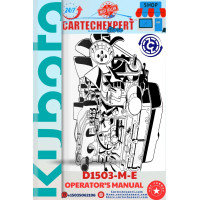 KUBOTA ENGINE D1503-M-E OPERATOR'S MANUAL KUBOTA ENGINE D1503-M-E OPERATOR'S MANUAL