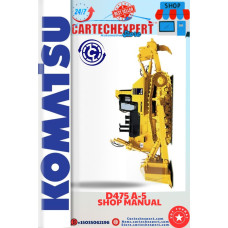 KOMATSU BULLDOZER D475-A5 SHOP MANUAL