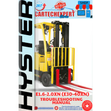 FORKLIFT HYSTER E1.6-2.0XN (E30-40XN) TROUBLESHOOTING MANUAL 