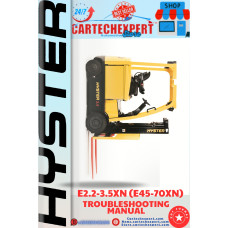 FORKLIFT HYSTERE 2.2-3.5XN (E45-70XN) TROUBLESHOOTING MANUAL 