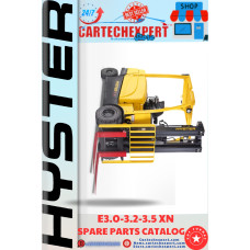 FORKLIFT HYSTER E3.0-E3.2-E3.5XN SPARE PARTS MANUAL 