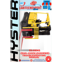 FORKLIFT HYSTER E5.0XNS (E80-120XV,E100XNS) TROUBLESHOOTING MANUAL 