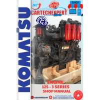 KOMATSU ENGINE 125-3SERIES SHOP MANUAL  KOMATSU ENGINE 125-3SERIES SHOP MANUAL