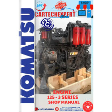 KOMATSU ENGINE 125-3SERIES SHOP MANUAL 