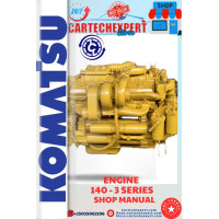 KOMATSU ENGINE  140-3 SERIES  SHOP MANUAL 