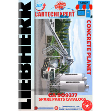 LIEBHERR CONCRETE PLANT GA 909377 SPARE PARTS MANUAL 