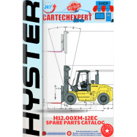 FORKLIFT HYSTER H12.00XM-12EC SPARE PARTS MANUAL 