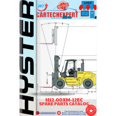 FORKLIFT HYSTER H12.00XM-12EC SPARE PARTS MANUAL 
