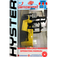 FORKLIFT HYSTER H155XL-XL2-XLS OPERATING MANUAL 