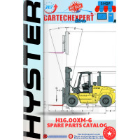 FORKLIFT HYSTER H16.00XM-6 SPARE PARTS MANUAL  FORKLIFT HYSTER H16.00XM-6 SPARE PARTS MANUAL