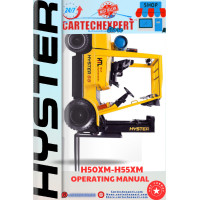 FORKLIFT HYSTER H50-55XM OPERATING MANUAL  FORKLIFT HYSTER H50-55XM OPERATING MANUAL