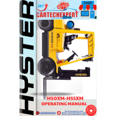 FORKLIFT HYSTER H50-55XM OPERATING MANUAL 