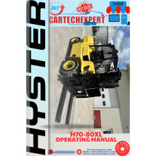 FORKLIFT HYSTER H70-80XL OPERATING MANUAL 