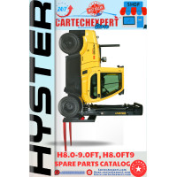 FORKLIFT HYSTER H8.0-9.0FT-H8.0FT9 SPARE PARTS MANUAL 