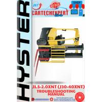 FORKLIFT HYSTER J1.5-2.0XNT (J30-40XNT) TROUBLESHOOTING MANUAL 