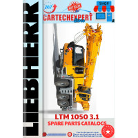 LIEBHERR CRANE  LTM 1050 3.1  SPARE PARTS MANUAL