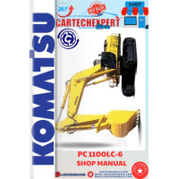 KOMATSU EXCAVATOR  PC 1100LC-6  SHOP MANUAL