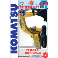 KOMATSU EXCAVATOR  PC 1800-6  SHOP MANUAL