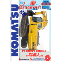 KOMATSU EXCAVATOR PC 200/200LC-5 MIGHTY SHOP MANUAL