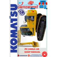 KOMATSU EXCAVATOR  PC 240LC-10  SHOP MANUAL