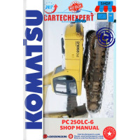 KOMATSU EXCAVATOR  PC 250LC-6   SHOP MANUAL KOMATSU EXCAVATOR  PC 250LC-6   SHOP MANUAL