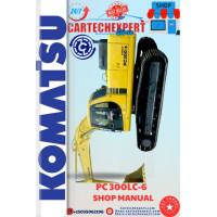 KOMATSU EXCAVATOR PC 300LC-6 SHOP MANUAL
