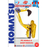 KOMATSU EXCAVATOR PC 400LC-5 SHOP MANUAL
