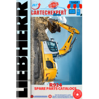 LIEBHERR EXCAVATOR R924 SPARE PARTS MANUAL 