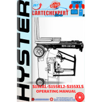 FORKLIFT HYSTER S155XL-XL2-XLS OPERATING MANUAL 