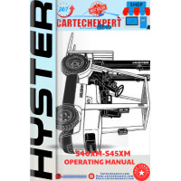 FORKLIFT HYSTER S40-45XM OPERATING MANUAL 