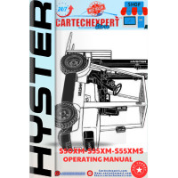 FORKLIFT HYSTER S50-55XM-XMS OPERATING MANUAL 