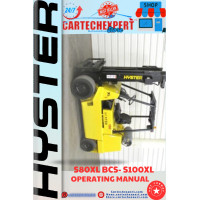 FORKLIFT HYSTER S80XL BCS-S100XL OPERATING MANUAL 