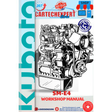 KUBOTA ENGINE SM-E4 WORKSHOP MANUAL