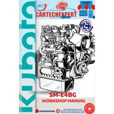 KUBOTA ENGINE SM-E4BG WORKSHOP MANUAL