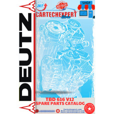 ENGINE DEUTZ TBD 616 V12 SPARE PARTS MANUAL 
