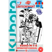 KUBOTA ENGINE V2003-M-T-E OPERATOR'S MANUAL