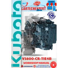 KUBOTA ENGINE V3800-CR-TIE4B WORKSHOP MANUAL