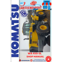 KOMATSU WHEEL LOADER WA450-5L SHOP MANUAL