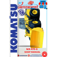KOMATSU WHEEL LOADER  WA470-6  SHOP MANUAL