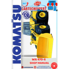 KOMATSU WHEEL LOADER  WA470-6  SHOP MANUAL