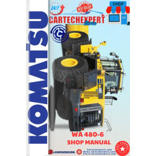 KOMATSU WHEEL LOADER  WA480-6  SHOP MANUAL