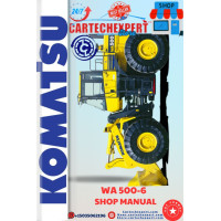 KOMATSU WHEEL LOADER  WA500-6  SHOP MANUAL KOMATSU WHEEL LOADER  WA500-6  SHOP MANUAL
